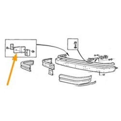 Spacer bumper - spatbord tot '80