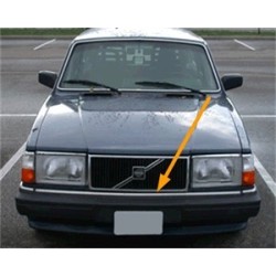 Sierlijst bumper vooraan midden chroom