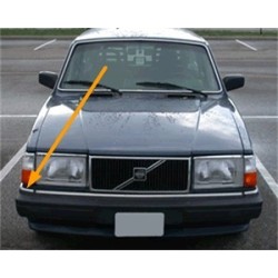 Trim moulding, Bumper front right chrome from '81