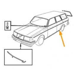 Trim moulding, Sill plate from '86