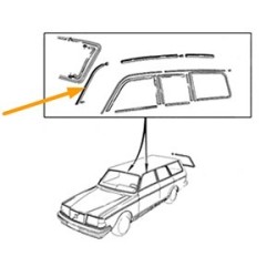 Regengootrail A-stijl rechtsvoor '86 - '90