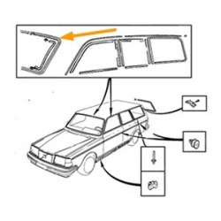 Cover strip, Glas Windscreen '86 - '90