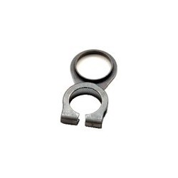 Holding bracket, Silencer Rear silencer