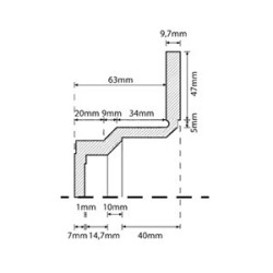 Brake disc Rear axle