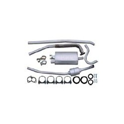 Uitlaatsysteem vanaf spruitstuk dubbele buis