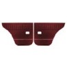 Interior door panel rear red Kit