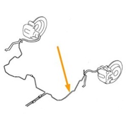 Remleidingen achteras links vanaf '03