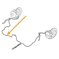 Brake lines Rear axle right B5244SG and B5244SG2