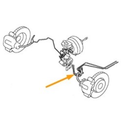 Brake lines Front axle left