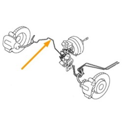 Brake lines Front axle right
