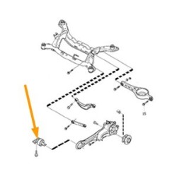 Bushing, Suspension Rear axle right