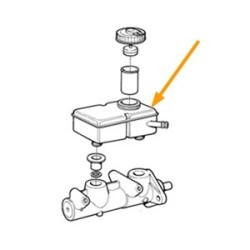 Expansion tank, Brake fluid for vehicles with ABS to '90