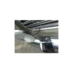 Montagebeugel extra verlichting roestvrij staal*