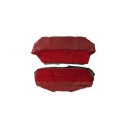 Bekledingsset achterbank rugleuning rood*