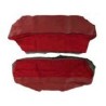 Upholstery Rear seat Seat surface Back rest red Kit