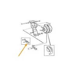 Tensioning mechanism, Alternator