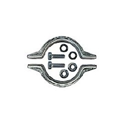 Pipe clamp, exhaust system upper Section lower Section