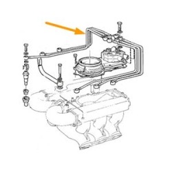 Brandstofleiding olievolumenverdeler - injector 4 cilinder*