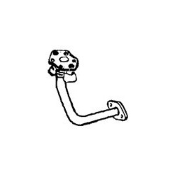 Downpijp enkele buis