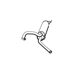 End silencer for B20F from '93