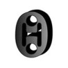 Rubber mount, Rear silencer