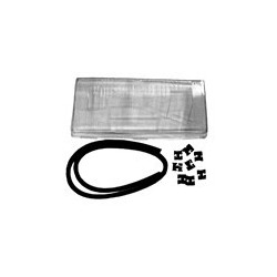 Lens, Headlight left without Fog light