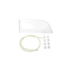 Lens, Headlight right Dual headlight