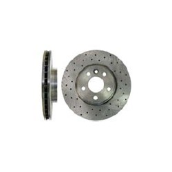 Brake disc Front axle perforated