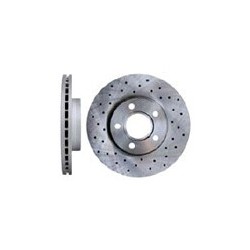 Remschijf vooras geperforeerd 278 mm - 15 Inch