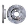 Brake disc Front axle perforated
