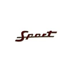 Embleem "SPORT" achterklep van '58 tot '64