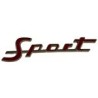 Embleem "SPORT" achterklep van '58 tot '64