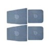 Floor accessory mats Rubber grey