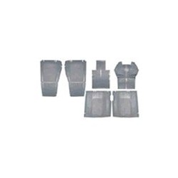 Floor rubber mat Rubber grey Kit