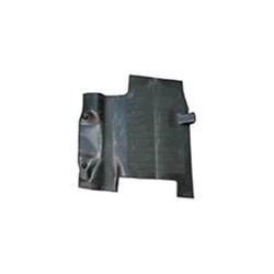 Kofferbakmat zwart rubber