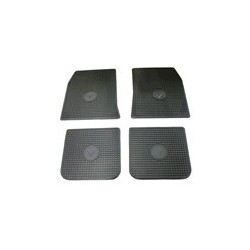 Vloermatten rubber grijs