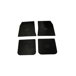 Floor accessory mats Rubber black