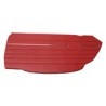 Interior door panel for Driver door upper red