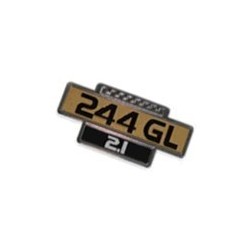 Embleem spatbord "244 GL 2.1" '79