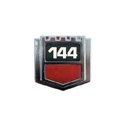Embleem "144" spatbord van '73 tot '74
