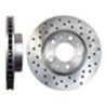 Brake disc Front axle perforated 280 mm