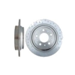 Brake disc Rear axle perforated