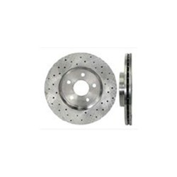Brake disc Front axle perforated