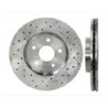 Brake disc Front axle perforated