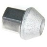 Wheel nut silver