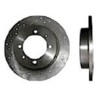 Brake disc Rear axle perforated