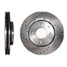 Brake disc Front axle perforated