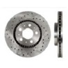 Brake disc Front axle perforated