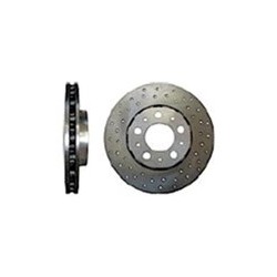 Remschijf vooras geperforeerde / inwendig geventileerd 320 mm