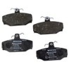 Brake pad set Rear axle